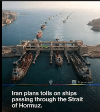 Iran Drafts Law to Impose Tolls for Transiting Strait of Hormuz