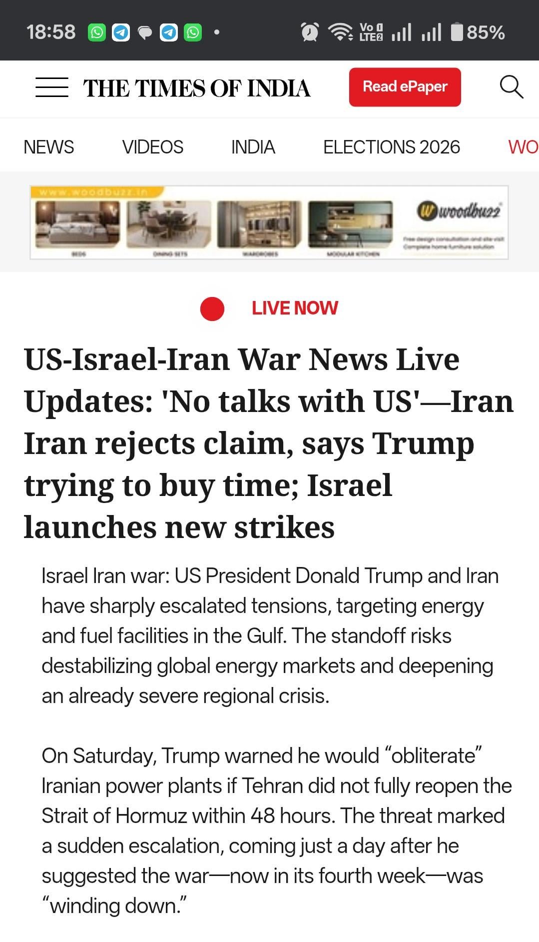 No TALKS???WHY?